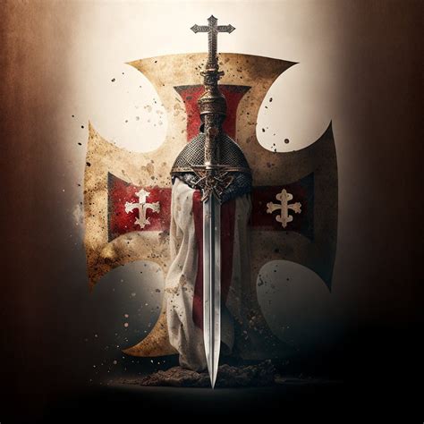 Pin On Arte Católica Templar Knight Tattoo Crusader Wallpaper