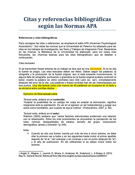 Qué Es Una Cita Textual Y Un Ejemplo Opciones De Ejemplo