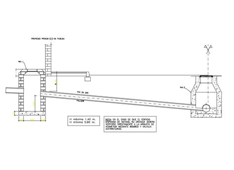 Details Of Channel Pluvial Waters Cad Drawing Details Dwg File Cadbull