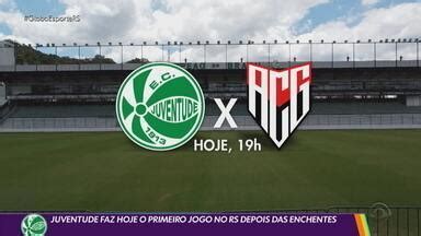 Globo Esporte Rs Juventude Joga Contra O Atl Tico Go Nesta Quarta