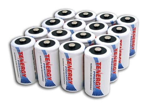 Tenergy Premium D Size 10 000mah High Capacity Nimh Rechargeable Batteries 16 Pack