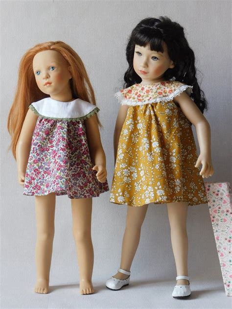 Sewing Pattern N Dress Blouse With Round Neck Dolls Cm Zwergn Se