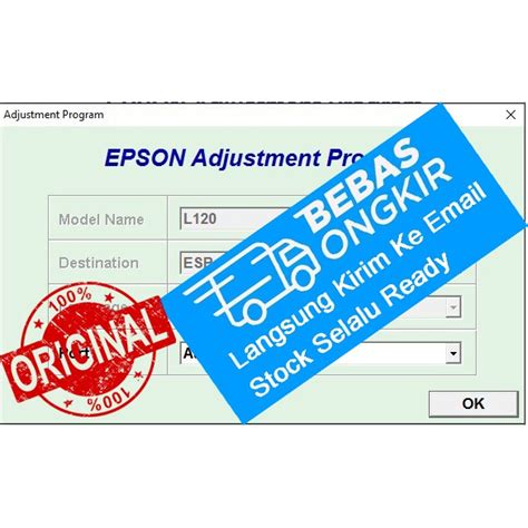 Jual Resetter Epson L120 L121 Reset Epson L120 L121 Unlimited BANYAK