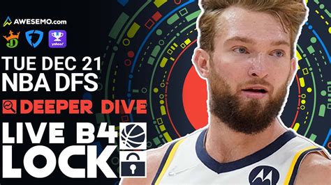 Nba Dfs Picks Deeper Dive Live Before Lock Youtube