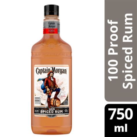 Captain Morgan 100 Proof Spiced Rum, 750 mL - QFC