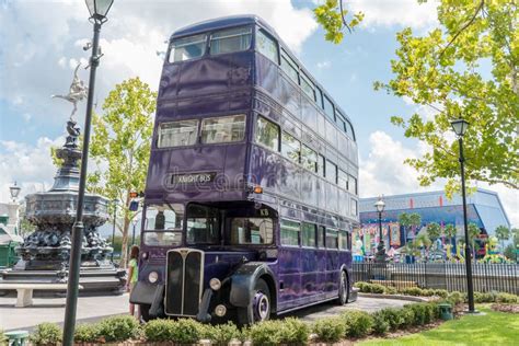 Universal Studios Harry Potter Knight Bus Editorial Photo Image Of