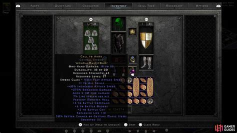 Call To Arms Weapons Runewords Diablo II Resurrected Gamer Guides