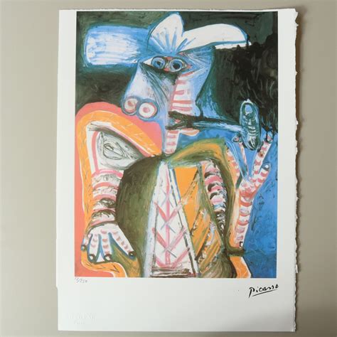 Pablo Picasso Signed Lithograph Charitystars