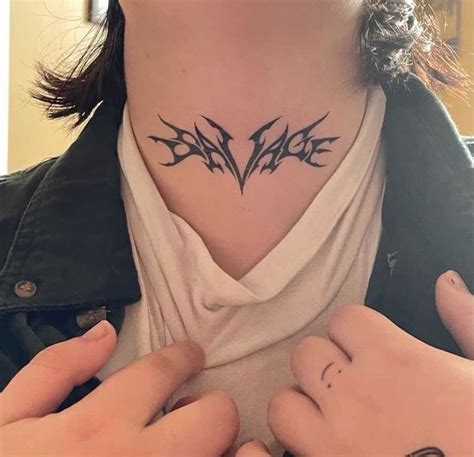 savage tattoo aespa Boas ideias para tatuagem Tatuagens aleatórias