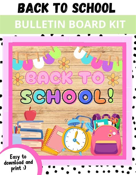 Back to School Bulletin Board - Etsy