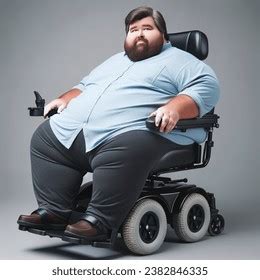 Fattest Man World Mobility Chair AI-generated image 2382846335 ...