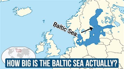 Baltic Sea How Big Is The Baltic Sea Actually YouTube