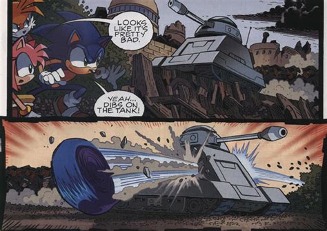 Robotnik Mun Robotnikholmescomicblog Sonic Sees A Tank And