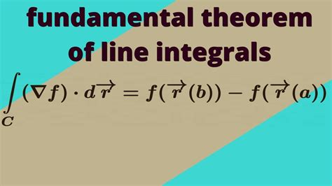 Multivariable Calculus Fundamental Theorem Of Line Integrals Youtube