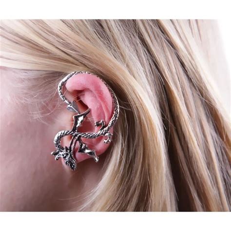 Tour D Oreille Style Dragon Chinois Achat Vente Boucle D Oreille