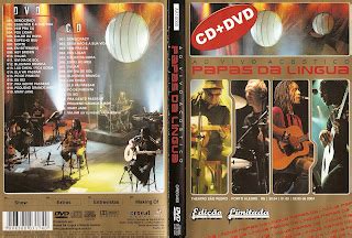 Gatomia capa dvd cover Papas Na Língua Ao Vivo Acústico