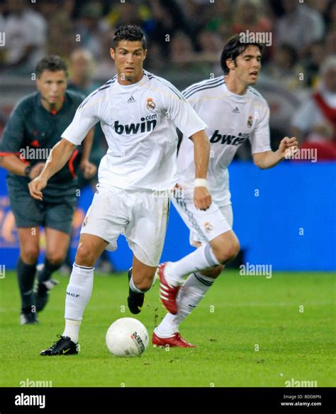 Cristiano Ronaldo (Portugal) and Kaka (Brazil), players of spanish ...