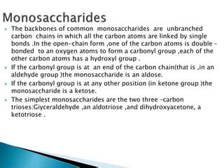 Carbohydrates And Other Classification Pptx