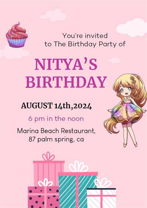 Birthday Invitation Card: The Ultimate Guide to Designing Stunning Birthday Card - Crafty Art ...