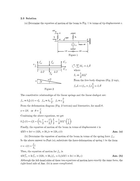 Fundamentals Of Structural Dynamics Roy Craig 2nd Edition Solution