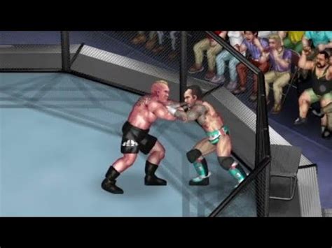 Intense Face Off Brock Lesnar Vs Cm Punk Fire Pro Wrestling World