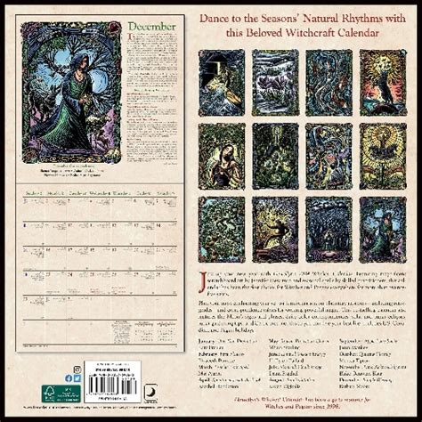 Witches Calendar Llewellyn Witches Calendar