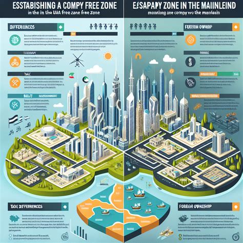 Uae Free Zone Vs Mainland Company Establishment Key Differences And