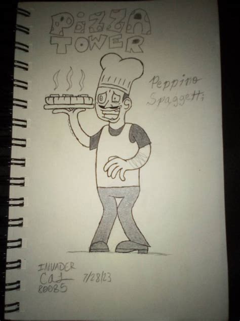 Pizza Tower Fan Art: Peppino Spaghetti by InvaderCal80085 on DeviantArt