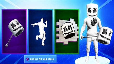 New Free Marshmello Skin Rewards In Fortnite Youtube