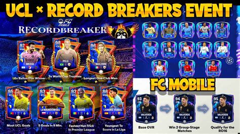 NEW UCL 24 EVENT IN FC MOBILE TAMIL FC MOBILE RECORD BREAKERS EVENT