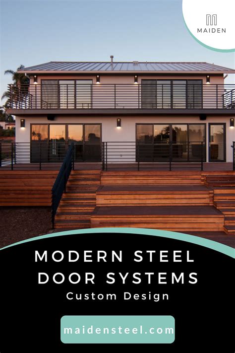 Steel pivot entry doors modern architecture – Artofit