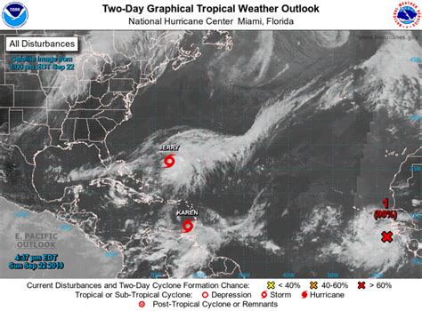 Tropical Storm Karen Enters Carribbean | WUSF Public Media