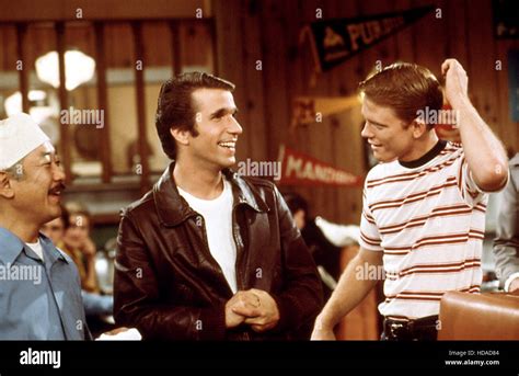 HAPPY DAYS, Pat Morita, Henry Winkler, Ron Howard, 1974-1984 Stock ...