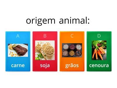 Três Alimentos De Origem Animal - Alimentos de origem animal - Recursos de ensino