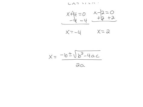 Describe A Procedure For Solving Second Degree Equations Numerade