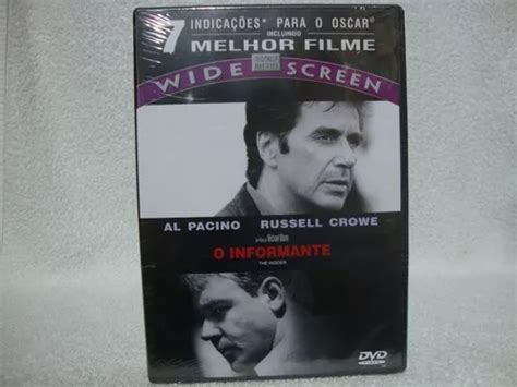 Dvd Original O Informante Al Pacino Lacrado De F Brica Mercadolivre