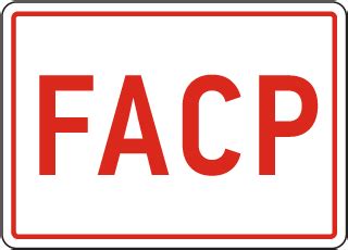 FACP Signs - Save 10% Instantly