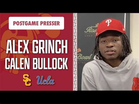 Alex Grinch And Calen Bullock Break Down The USC Trojans Thilling Cross