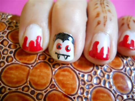 Simple Dracula Nail Art With Pictures Instructables