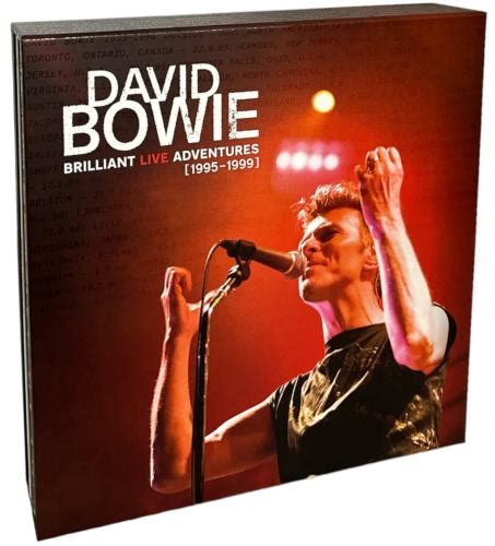 David Bowie Brilliant Live Adventures 1995 1999 Complete Set Box