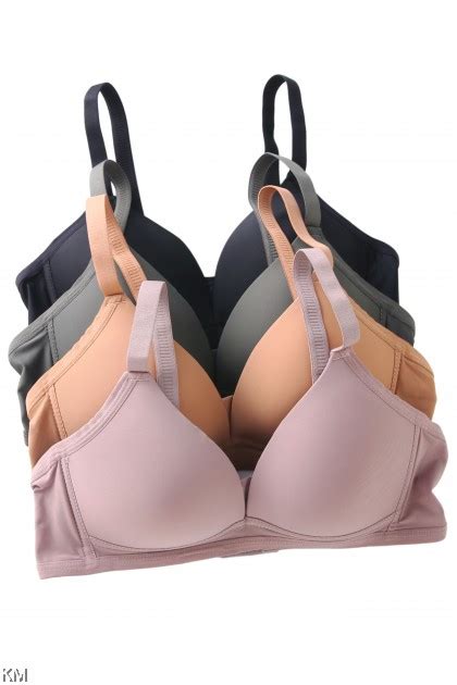 Km Women Sponge Bra Design Fashion Lingerie L