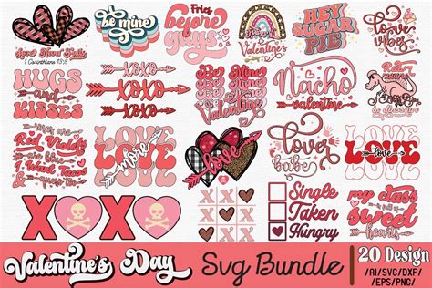 Valentines Day Svg Design Bundle Bundle · Creative Fabrica