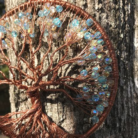 6 Inch Handmade Copper Wire Tree Of Life One Of A Etsy