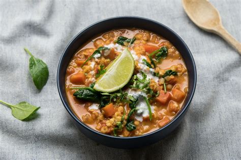 Recette Dahl De Lentilles Corail Aux Pousses D Pinards Quitoque