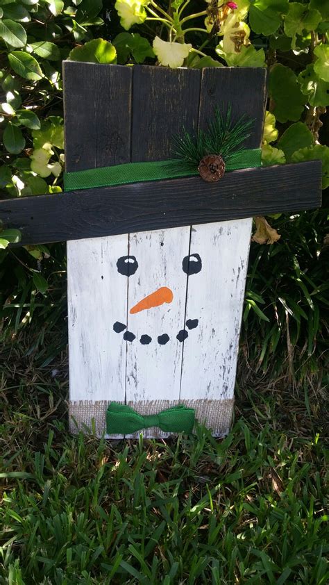 Snowman Bottle Opener Wall Pallet Crafts Crafts