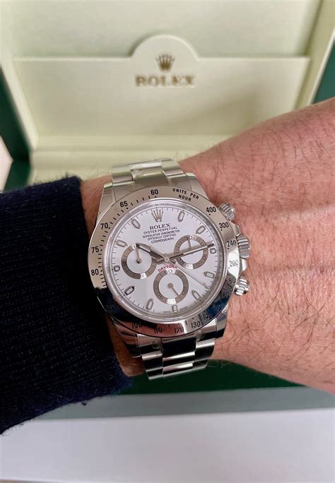 ROLEX DAYTONA WHITE DIAL MODEL 116520 - Carr Watches