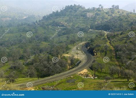 The Tehachapi Train Loop Near Tehachapi California is the Historic ...