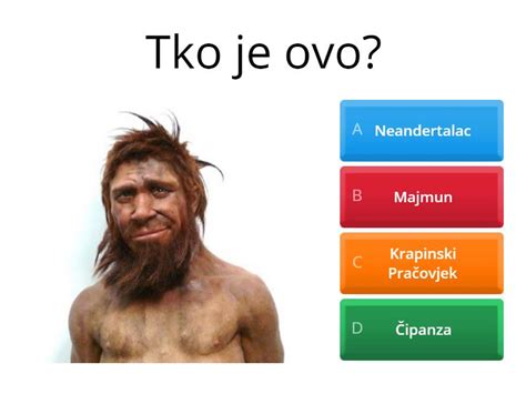 Evolucija Ljudske Vrste Cuestionario