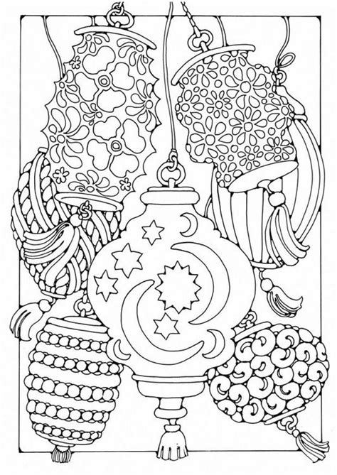 Blue Lantern Coloring Pages