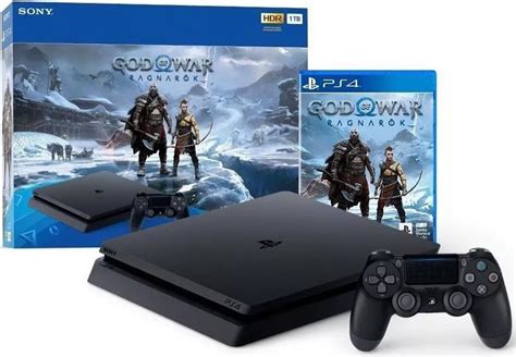 Sony Playstation Slim Tb God Of War Ragnarok Bundle Color Negro Azabache